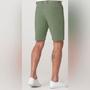 NWT SWET TAILOR Men’s Sage Green 8” Chino Short Regular Fit - Size 29